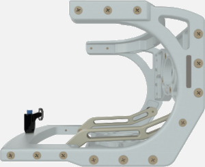 Hillaero MR850 FAA certified mountable bracket for Air Ambulance Airmed Helicopter or Fixed Wing Aircraft SIDE